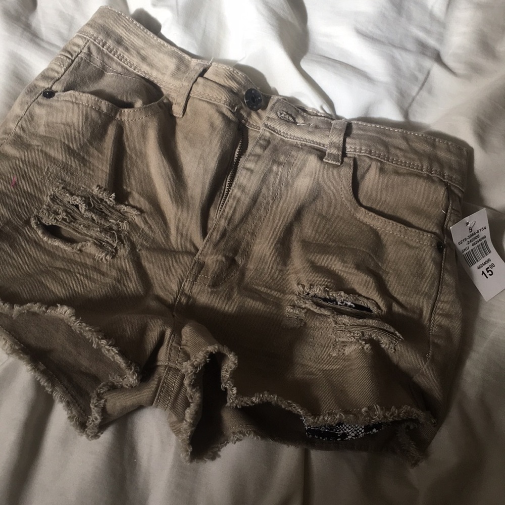 Denim shorts